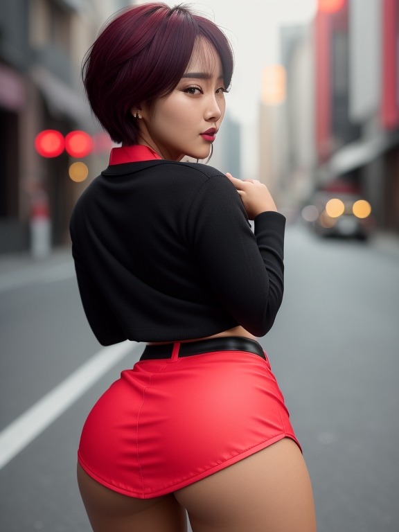 Девушки кореянки в мини юбках в стиле Tech Wear (45 фото)
